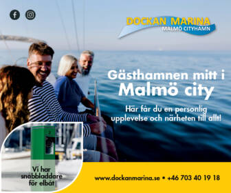 Annons - Dockan Marina - Gästhamnen mitt i Malmö city
